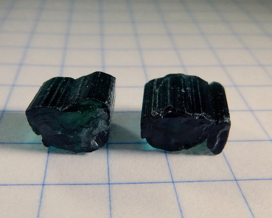 Indicolite Tourmaline - 10.06ct - Hand Select Gem Rough - prettyrock.com