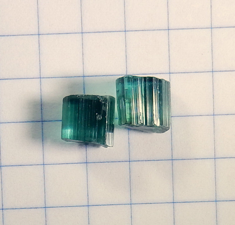 Indicolite Tourmaline - 7.42ct - Hand Select Gem Rough - prettyrock.com