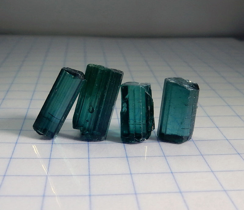 Indicolite Tourmaline - 18.2ct - Hand Select Gem Rough - prettyrock.com