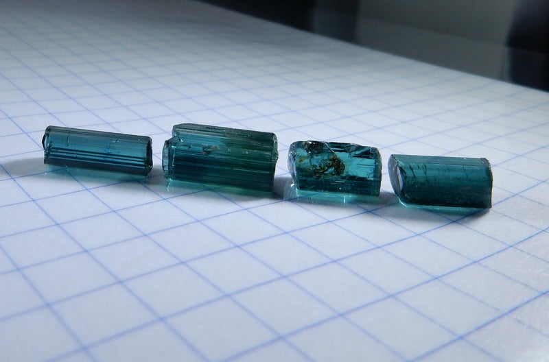 Indicolite Tourmaline - 18.2ct - Hand Select Gem Rough - prettyrock.com