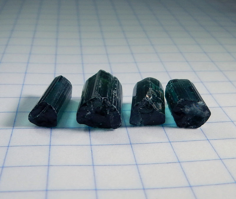 Indicolite Tourmaline - 18.2ct - Hand Select Gem Rough - prettyrock.com