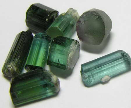 Indicolite Tourmaline - 15.68ct - Hand Select Gem Rough - prettyrock.com