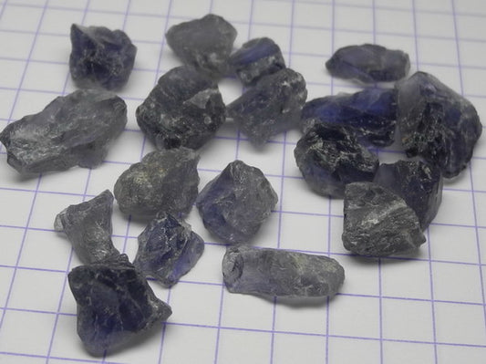 Iolite - 38.4ct - Hand Select Gem Rough - prettyrock.com