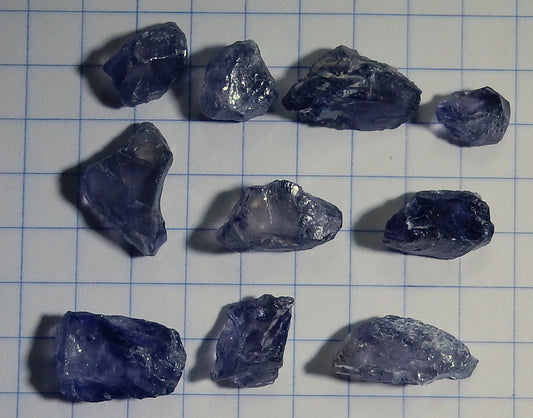Iolite - 38.45ct - Hand Select Gem Rough - prettyrock.com