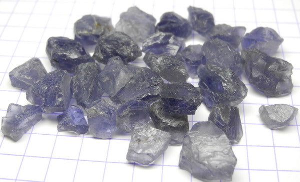 Iolite - 63.5ct - Hand Select Gem Rough - prettyrock.com