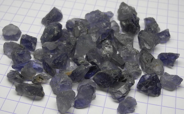 Iolite - 93.9ct - Hand Select Gem Rough - prettyrock.com