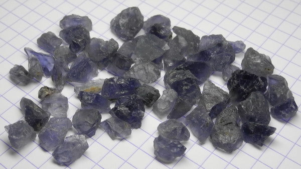 Iolite - 93.9ct - Hand Select Gem Rough - prettyrock.com