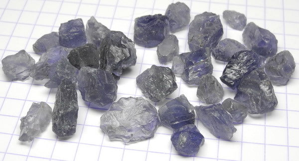 Iolite - 64.8ct - Hand Select Gem Rough - prettyrock.com