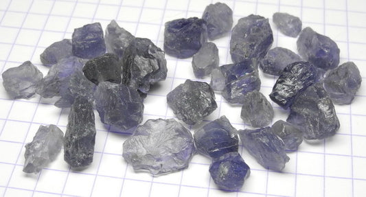 Iolite - 64.8ct - Hand Select Gem Rough - prettyrock.com