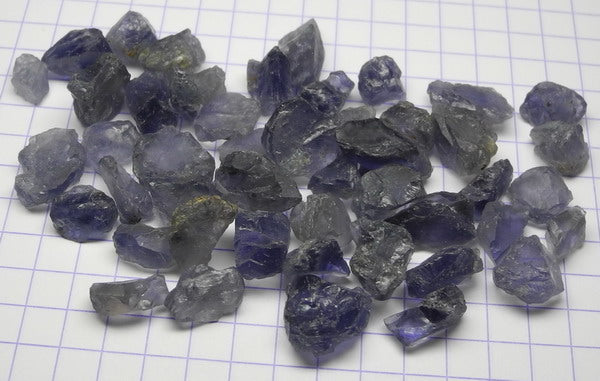 Iolite - 97.4ct - Hand Select Gem Rough - prettyrock.com