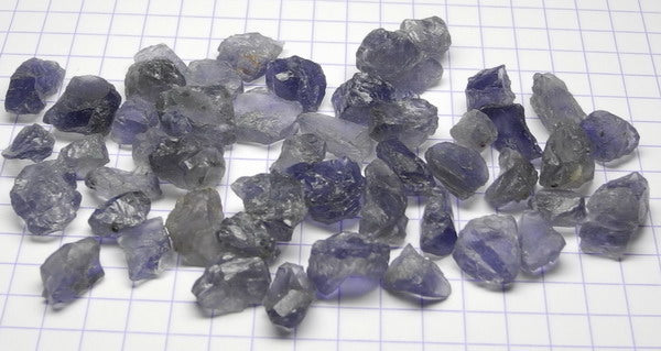 Iolite - 97.4ct - Hand Select Gem Rough - prettyrock.com