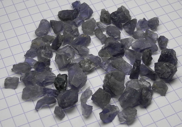 Iolite - 89.5ct - Hand Select Gem Rough - prettyrock.com