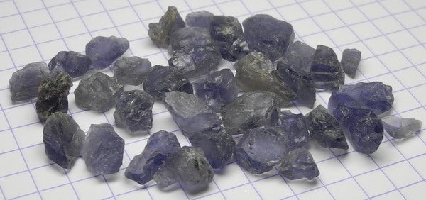 Iolite - 53.75ct - Hand Select Gem Rough - prettyrock.com