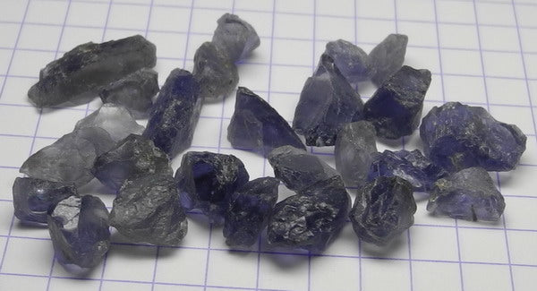 Iolite - 39.1ct - Hand Select Gem Rough - prettyrock.com