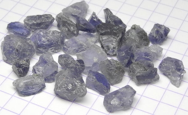 Iolite - 37.3ct - Hand Select Gem Rough - prettyrock.com