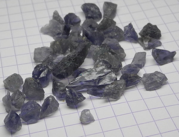 Iolite - 45.5ct - Hand Select Gem Rough - prettyrock.com