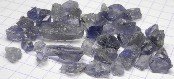 Iolite - 45.5ct - Hand Select Gem Rough - prettyrock.com