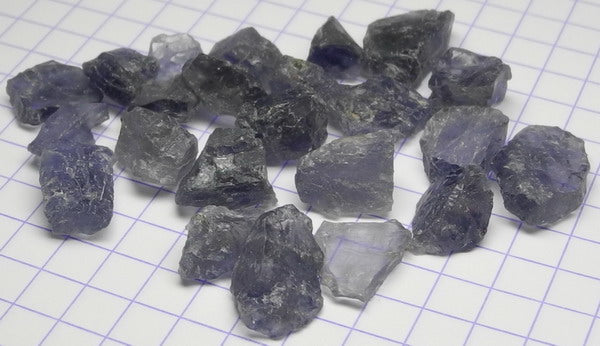 Iolite - 55.5ct - Hand Select Gem Rough - prettyrock.com