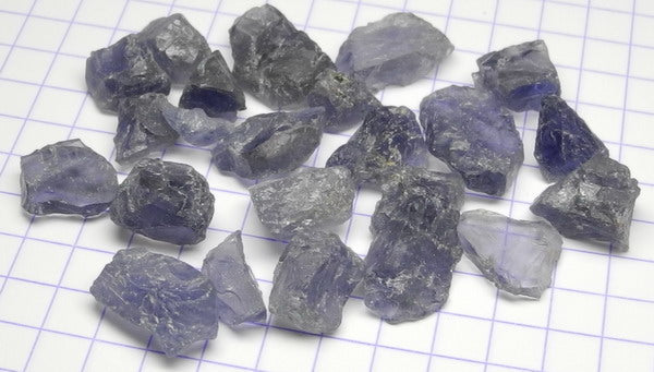 Iolite - 55.5ct - Hand Select Gem Rough - prettyrock.com