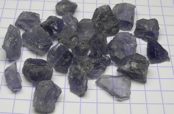 Iolite - 55.5ct - Hand Select Gem Rough - prettyrock.com