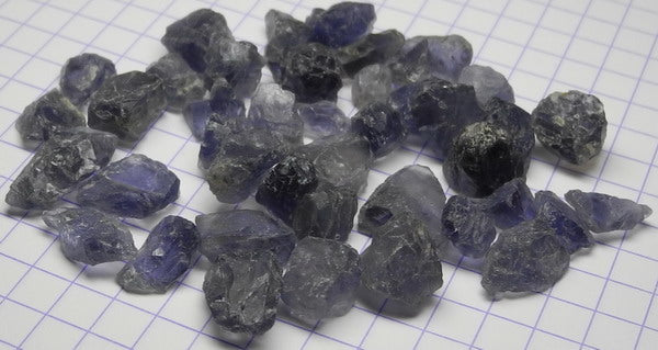 Iolite - 82.5ct - Hand Select Gem Rough - prettyrock.com