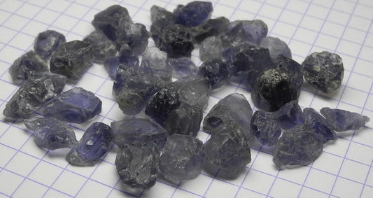 Iolite - 82.5ct - Hand Select Gem Rough - prettyrock.com