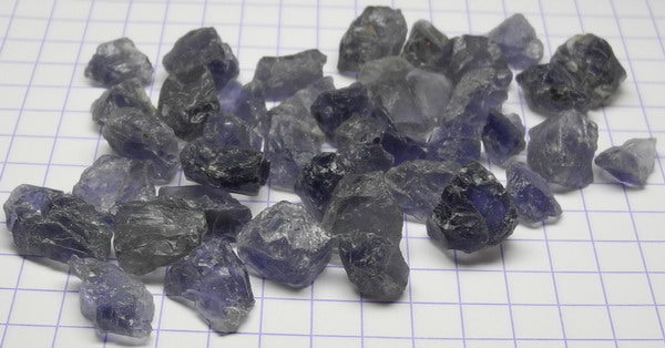 Iolite - 82.5ct - Hand Select Gem Rough - prettyrock.com
