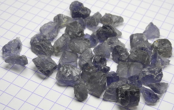 Iolite - 82.5ct - Hand Select Gem Rough - prettyrock.com