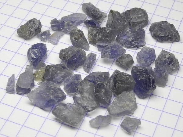 Iolite - 44.5ct - Hand Select Gem Rough - prettyrock.com