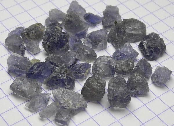 Iolite - 44.5ct - Hand Select Gem Rough - prettyrock.com
