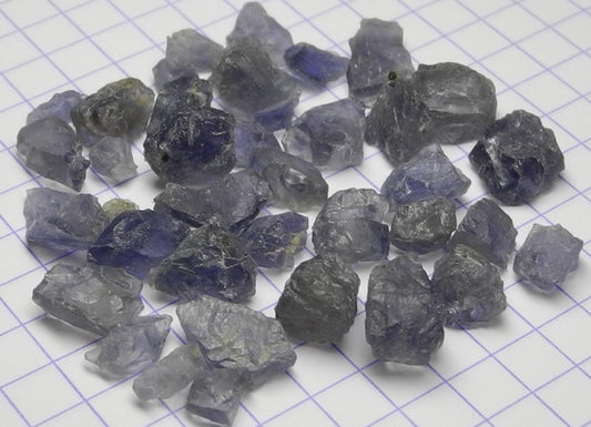 Iolite - 44.5ct - Hand Select Gem Rough - prettyrock.com
