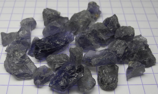 Iolite - 59.5ct - Hand Select Gem Rough - prettyrock.com