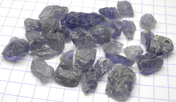 Iolite - 59.5ct - Hand Select Gem Rough - prettyrock.com