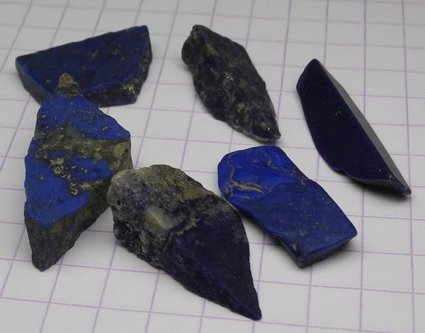 Lapis - 37.83ct - Hand Select Gem Rough - prettyrock.com