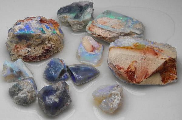 lightning ridge opal - 143ct - Hand Select Gem Rough - prettyrock.com