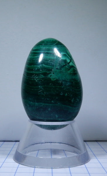 Malachite - 266ct - Polished Egg - prettyrock.com