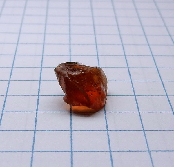 Malaya Garnet - 3.85ct - Hand Select Gem Rough - prettyrock.com