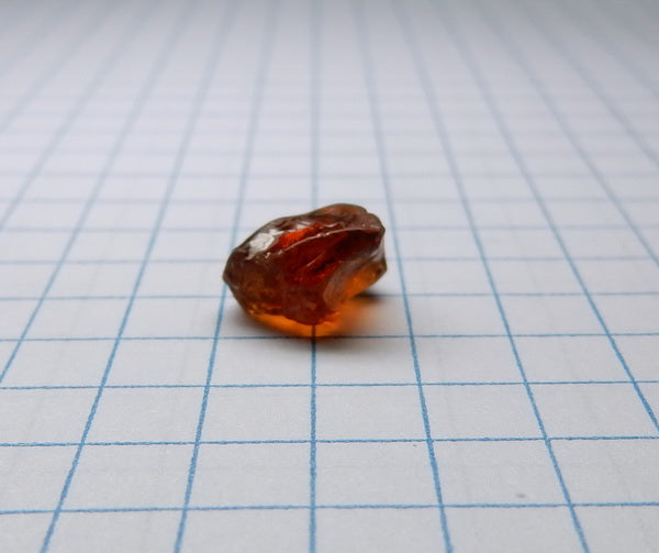 Malaya Garnet - 3.85ct - Hand Select Gem Rough - prettyrock.com