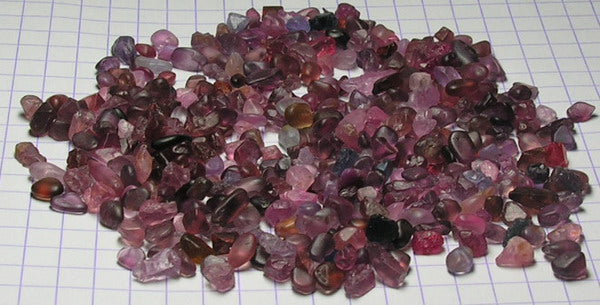 Melee Spinel - 122.5ct - Hand Select Gem Rough - prettyrock.com