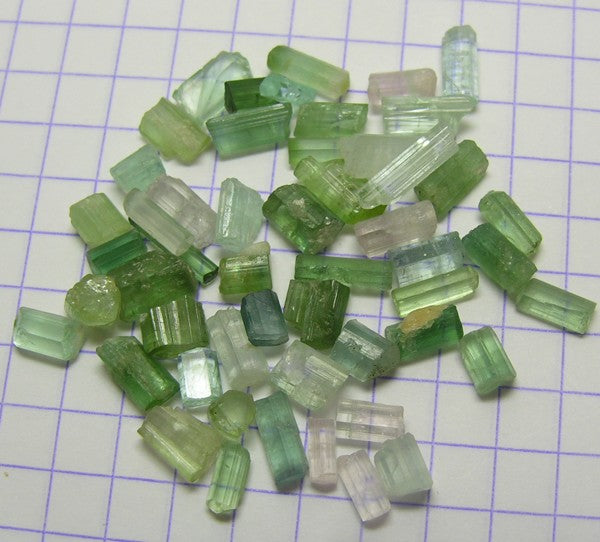 mixed tourmaline - 30.02ct - Hand Select Gem Rough - prettyrock.com