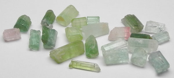 Mixed Tourmaline - 17.26ct - Hand Select Gem Rough - prettyrock.com