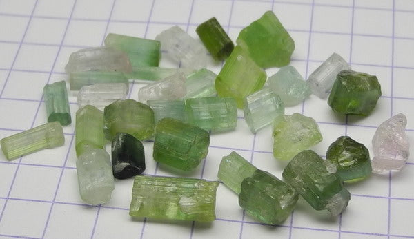 Mixed Tourmaline - 22.85ct - Hand Select Gem Rough - prettyrock.com