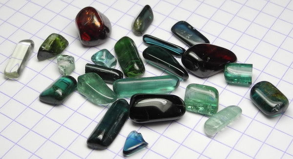 Mixed Tourmaline - 55.15ct - Hand Select Gem Rough - prettyrock.com