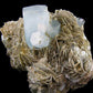 Aquamarine on Muscovite - Mineral Specimen - prettyrock.com