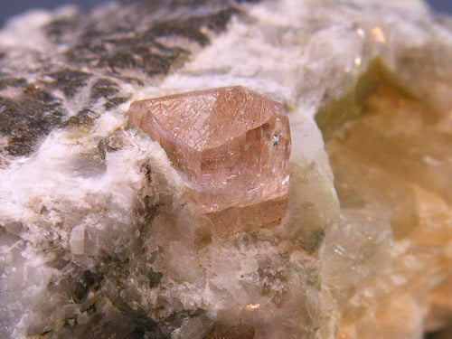 Peach Topaz - Mineral Specimen - prettyrock.com