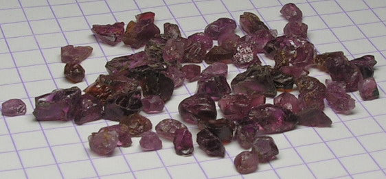 NC Rhodolite Garnet - 40.05ct - Hand Select Gem Rough - prettyrock.com