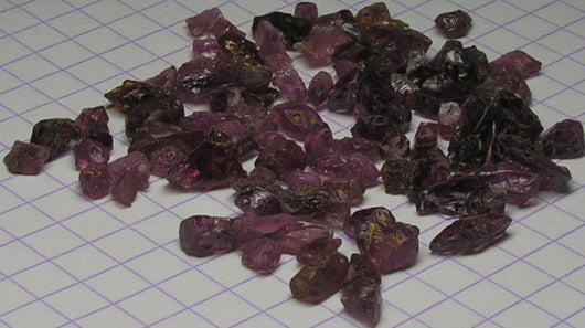 NC Rhodolite Garnet - 57.9ct - Hand Select Gem Rough - prettyrock.com
