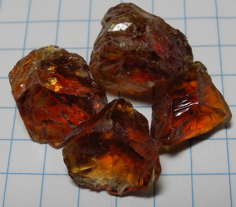 Oxblood Citrine Quartz - 59.29ct - Hand Select Gem Rough - prettyrock.com