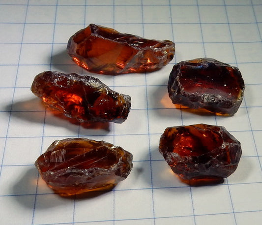 Oxblood Citrine Quartz - 42.3ct - Hand Select Gem Rough - prettyrock.com