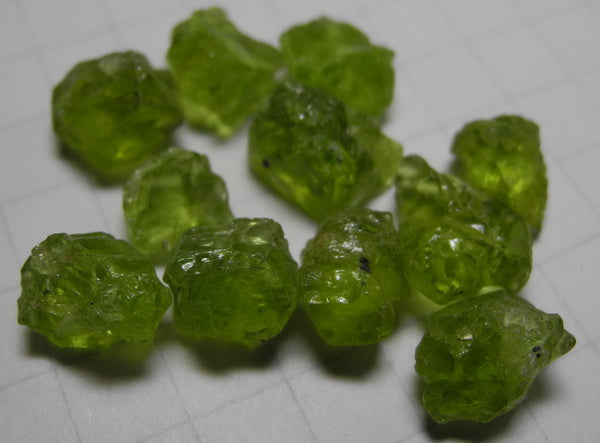 peridot - 34.89ct - Hand Select Gem Rough - prettyrock.com